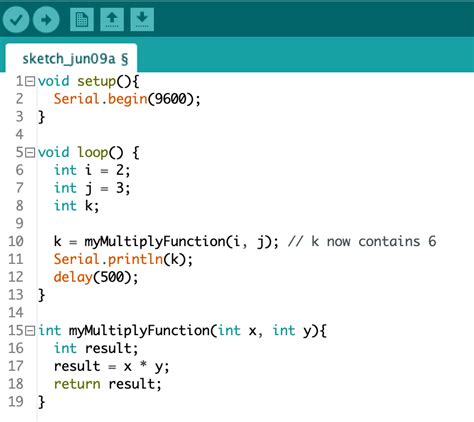 arduino code examples